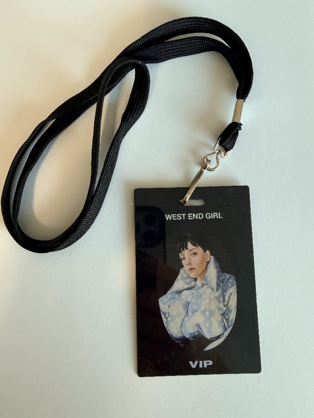 Lily Allen West End Girl VIP Lanyard